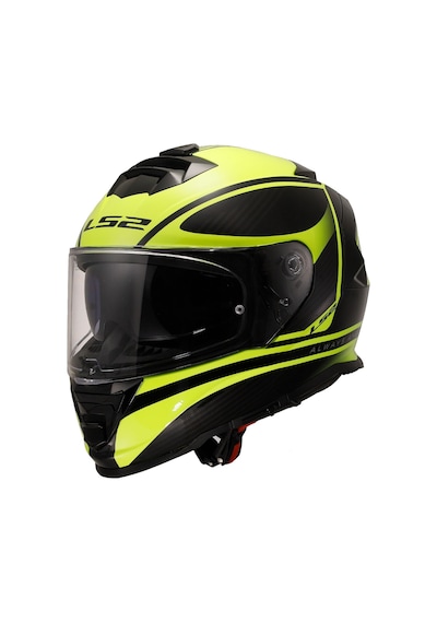 Ls2 Storm 2 Dodger Kapalı Motosiklet Kaskı Neon Sarı - Mat Siyah