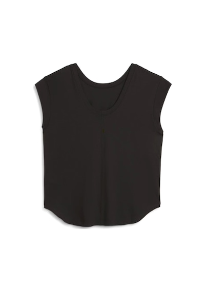 Puma Studıo Foundatıons Tee Siyah Kadın Kısa Kol T-shirt 000000000101909137 Siyah