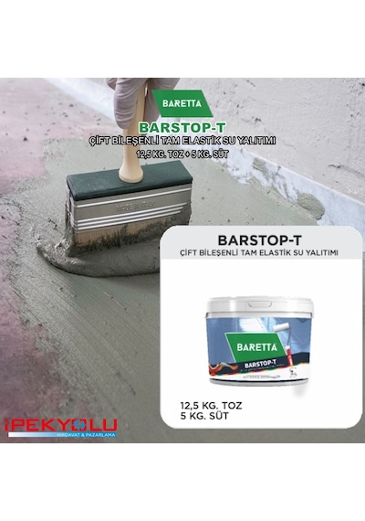 Baretta Barstop-t Çift Bileşenli Tam Elastik Su Yalıtım Harcı