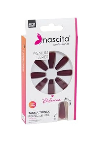 Nascita 24'lü Ballerina Renkli Takma Tırnak - 154
