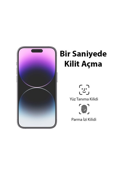Ally Apple iPhone 15 Pro Max Uyumlu Full Hd Tempered Kırılmaz Cam Ekran Koruy