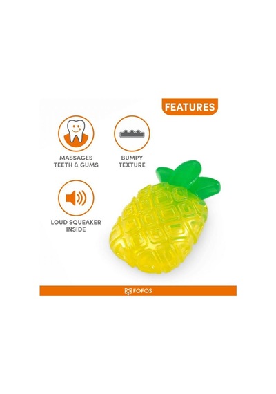 Nunbell Aromalı Ve Sesli Ananas Köpek Oyuncağı