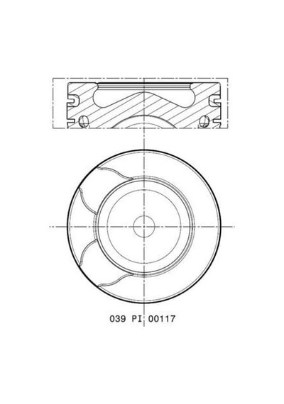 Piston Segman - Fiat Scudo - Mahle-039pı00117000