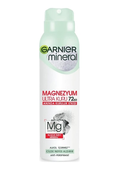 Garnier Mineral Magnezyum Ultra Kuru Sprey Deodorant