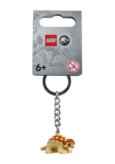 Lego Jurassic World 854316 Baby Ankylosaurus Key Chain