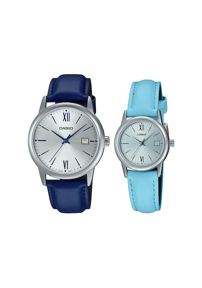 Casio Mtp-ltp-v002l-2b3udf Çift Kol Saati Kadın-erkek Metalik