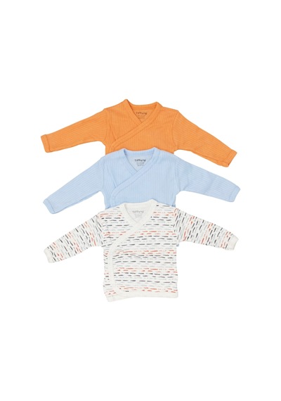 Tiffany Baby & Kids Tiffany Baby Striped Theme 3'lü Sweat 53096 Bej
