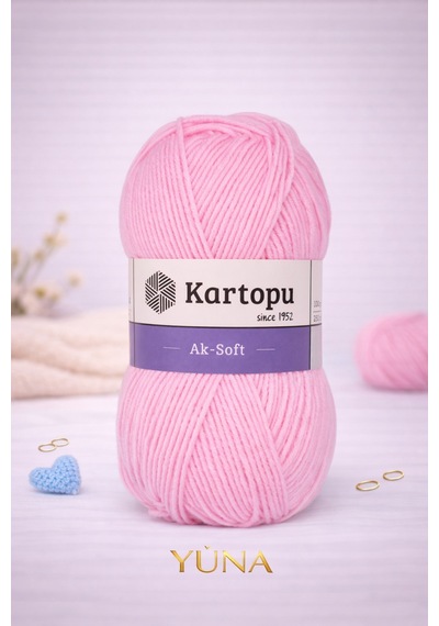 Aksoft Örgü İpi K782 Pembe