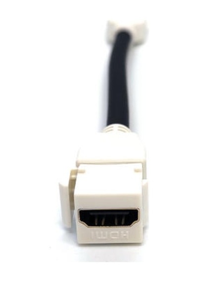Beek Bn-kj-hdmıa-cb10 Hdmı To Hdmı Dişi-dişi Beyaz Keystorejack Konnketör