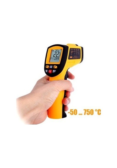 Adn-750 Temassız Kızılötesi Termometre Lazerli Sıcaklık Ölçüm Cihazı -50 C 750 C