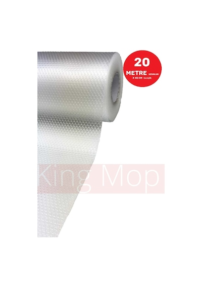 Polo55.sport.1855 20 Metre X 45 Cm Cm Eva Raflık Kaymaz Dolap Içi Çekmece Raf Örtüsü Kaydırmaz Eva1003-20 Şeffaf