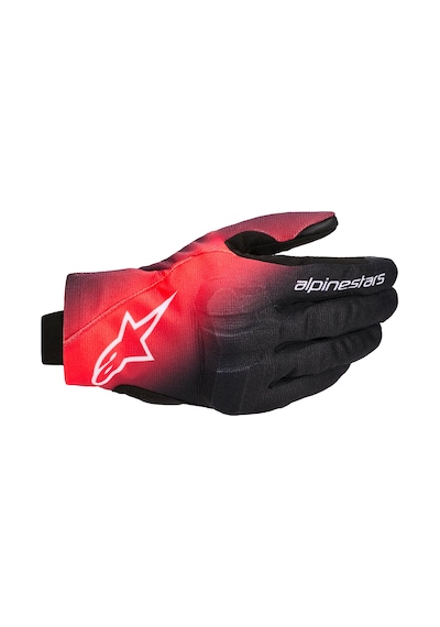 Alpinestars Reef V2 Korumalı Motosiklet Eldiveni Siyah Kırmızı Siyah - Kırmızı