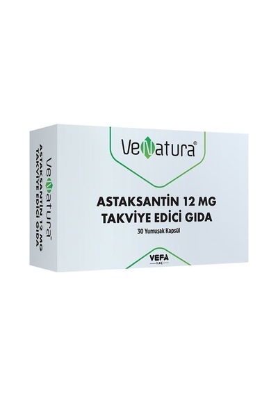 Venatura Astaksantin Takviye Edici Gıda 30 Yumuşak Kapsül