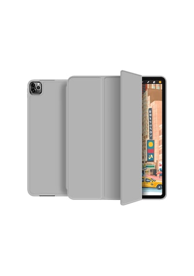 Schulzz Apple Uyumlu iPad Pro 11 İnç 1-2-3-4 Nesil 360 Derece Döner Uyku Modlu Kalem Bölmeli Manyetik Smart Kılıf