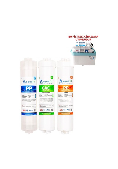 İhlas Aura Cebilon Silver Platinum Ve Plus Uyumlu 3'lü Filtre Compact Ve Unique Uyumlu Değildir 2.2 (8 Litre) Standart