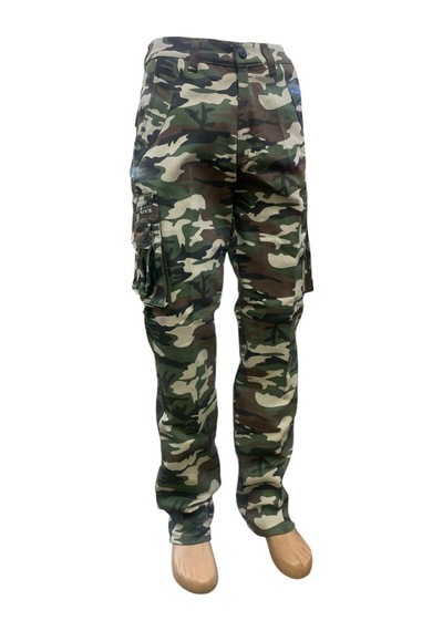 Avburada Kamuflaj Kargo Cepli Pantolon Yeşil - Kamuflaj Yeşil