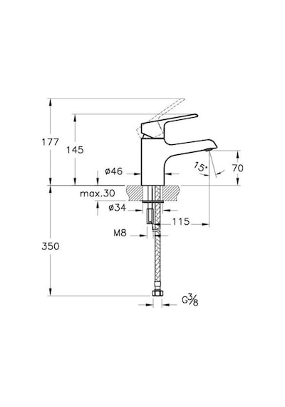 Artema Axe S A41069 Lavabo Bataryası