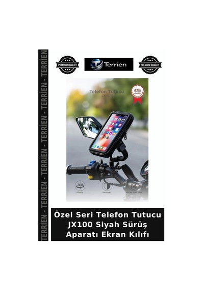 Özel Seri Telefon Tutucu Jx100 Siyah Sürüş Aparatı Ekran Kılıfı