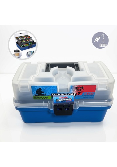 14 inch Balıkçı Takım Çantası -Bardaklık & Telefon Bölmeli Profesyonel Organizer