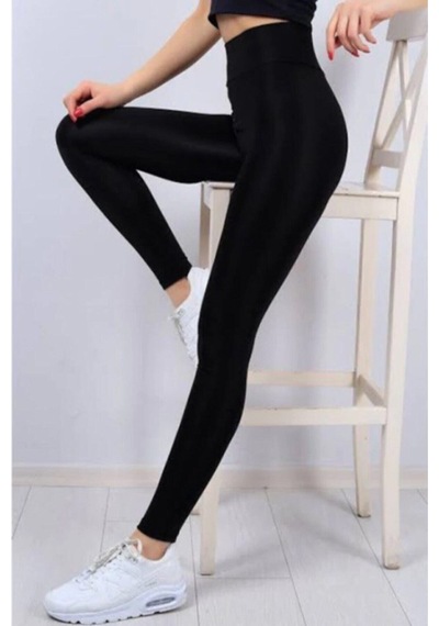 Bonbonetti Chocolate Baby & Kids Kadın Thermal Peluş Tayt Meg Fit 3449 SiYAH