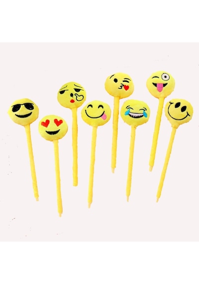 Emoji Kalem Peluşlu Sarı