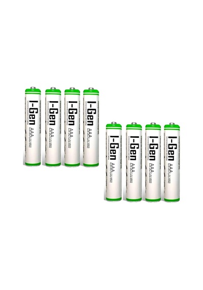 B109 8 Adet Aaa 900 Mah Şarj Edilebilir İnce Kalem Pil 1.2v Ni-mh Şarjlı Pil
