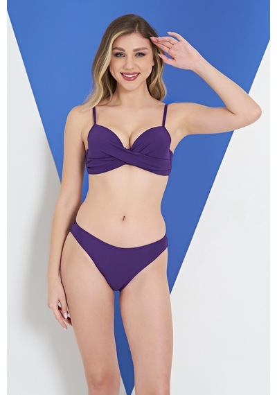 Ruko Maio 2309-1 Dönmeli Straplez İnce Belli Bikini 001