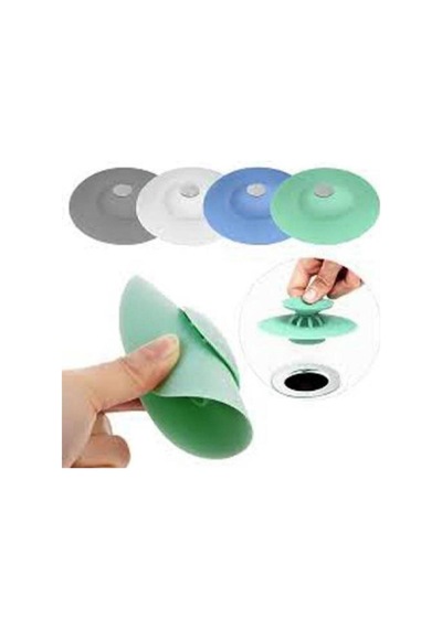 Lavabo Tıpası Ve Süzgeç Silikon Lavabo Süzgeci Tıkanma Önleyici Silikon Siyah Diğer