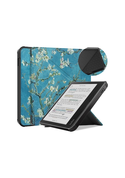 Kobo Libra Colour E Kitap Okuyucu Kılıfı - Badem Çiçeği