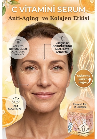 Pureical C Vitamini Serum %5, Aydınlatıcı, Leke Karşıtı Ve Anti-aging Bakım 30 Ml
