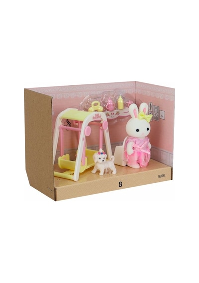 Bay Dreamy Mini Tavşan Aksesuarlı Salıncak Seti