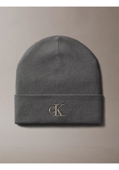 Calvin Klein Kadın Marka Logolu Günlük Kullanıma Uygun Füme Bere Lv04d8020g Par