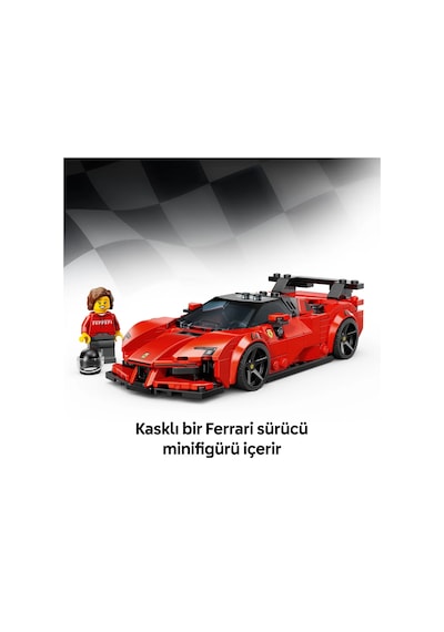 LEGO® Speed Champions Ferrari SF90 XX Stradale Spor Araba 77254 - 9 Yaş ve Üzeri Çocuklar için Oyuncak Yapım Seti (339 Parça)LEGO® Speed Champions Ferrari SF90 XX Stradale Spor Araba 77254 - 9 Yaş ve Üzeri Çocuklar için Oyuncak Yapım Seti (339 Parça)