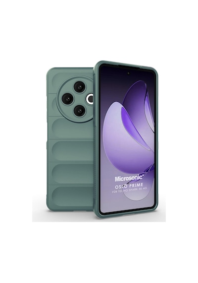 Microsonic Tecno Spark 30 4g Kılıf Oslo Prime Yeşil -
