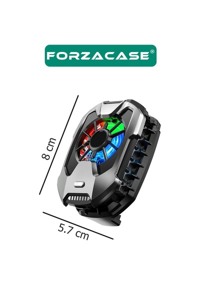 5000 Rpm Kablolu Işıklı Cep Telefonu Soğutucu Isı Önleyici Fan - Fc597