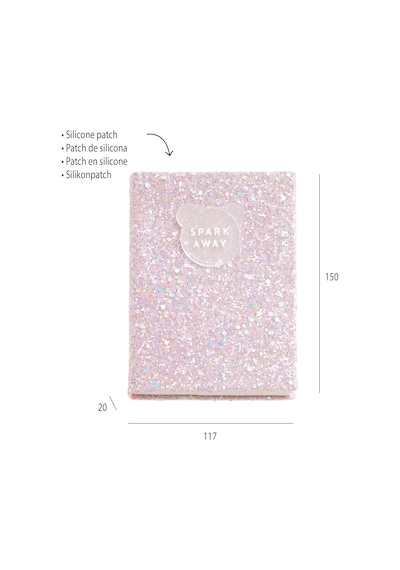 Mr Defter-b2f Parlak Defter Pembe Noktalı Çok Renkli