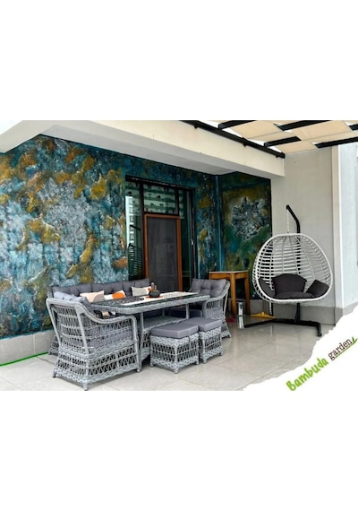 Alveno Tekstil Scollection Rattan Bahçe Mobilyası, Balkon Mobilyası Tek Kişilik Salincak Hediyedir Kahverengi Alveno Tekstil Scollection Rattan Bahçe Mobilyası, Balkon Mobilyası Tek Kişilik Salincak Hediyedir Kahverengi