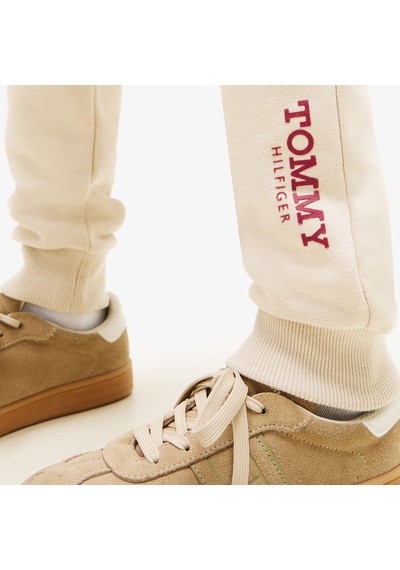 Tommy Hilfiger Monotype Print Graphic Çocuk Bej Eşofman Altı Kb0kb10167 Bej