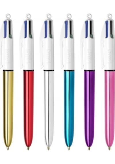 Bic Colours Tükenmez Kalem 4 Renkli - 1 Adet Çok Renkli