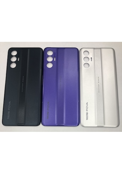 Tecno Pova 3 Lf7n Arka Kapak Pil Kapağı - Mavi