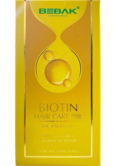Bebak Biotin Kırık Uç Onarıcı Saç Bakım Yağı 100 ML