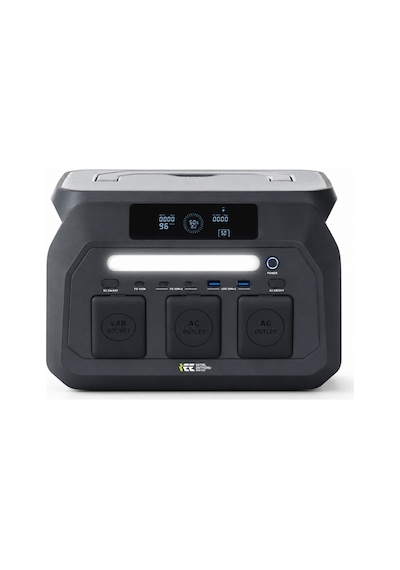 Initial Entropy Energy 512wh 1600w Max. Lifepo4 Taşınabilir Güç Kaynağı Dahili Fener Ve Kablo Seti +4000 Döngü %99.99 Bms