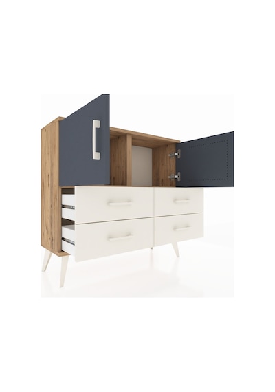 Arges Şifonyer 2 Raflı 4 Çekmeceli 2 Kapaklı 88x30x80 Çam-antrasit/aytaşı Antrasit/aytaşı Arges Şifonyer 2 Raflı 4 Çekmeceli 2 Kapaklı 88x30x80 Çam-antrasit/aytaşı Antrasit/aytaşı