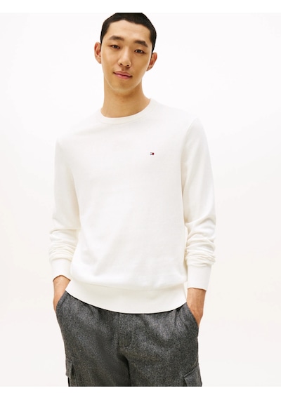 Tommy Hilfiger Pıma Org Ctn Cashmere Crew Neck Erkek Sarı Kazak - Mw0mw28046