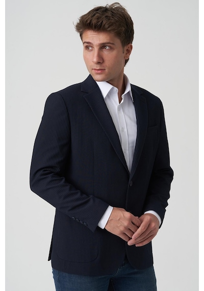 White Stone Almada C4017 Slim Fit 6 Drop Ceket Laci Laci
