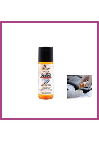 Gees Global Konsantre Araç Oto Cam Suyu Şampuanı Leke Bırakmayan Etkili Formül 40ml Gbzs