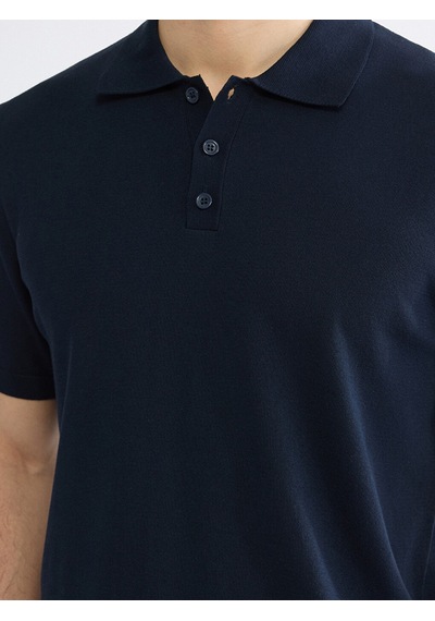 Lcwaıkıkı Classic Lacivert Polo Yaka Erkek Triko Tişört