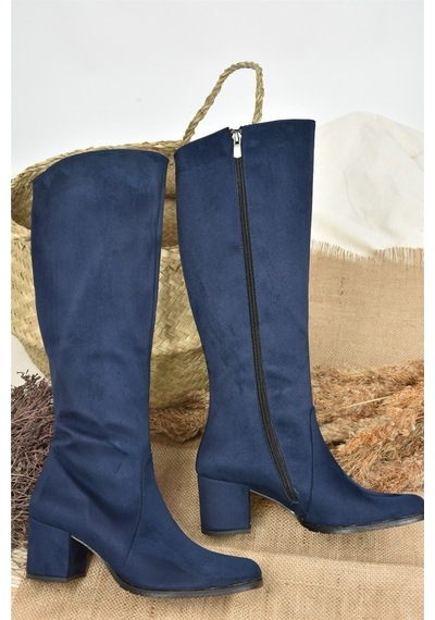 Fox Shoes Lacivert Kadın Çizme A654252702