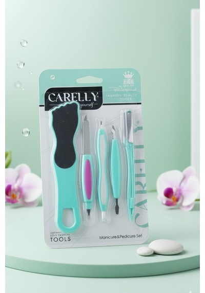 Zersan Cr-3106 Carelly 5li Kişisel Bakım Seti Manikür Pedikür Seti El Ayak Tırnak Bakımı
