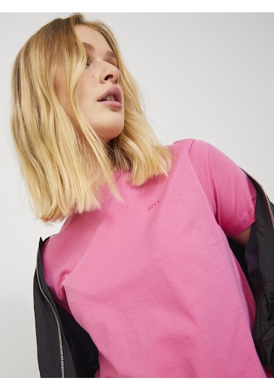 Jack & Jones Kadın Minimal Jjxx Logolu Tişört - Anna - 12206974 Carmine Rose Çok Renkli Jack & Jones Kadın Minimal Jjxx Logolu Tişört - Anna - 12206974 Carmine Rose Çok Renkli